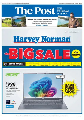 Cover of The Dominion Post