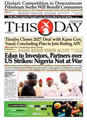 Cover of THISDAY