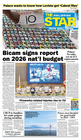 Cover of The Philippine Star