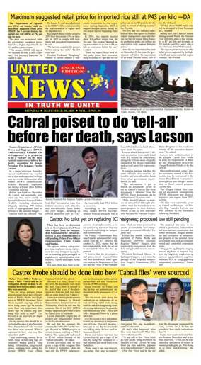 Cover of United News - English Edition