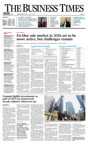 Cover of The Business Times