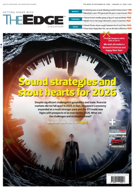 Cover of The Edge Singapore