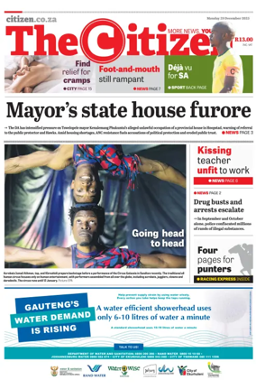 Cover of The Citizen (KZN)