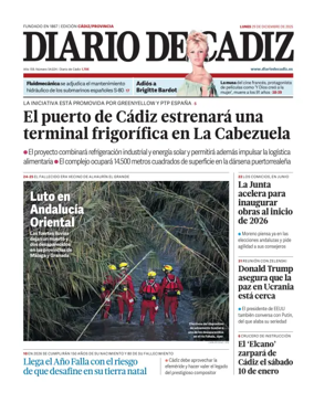 Cover of Diario de Cadiz