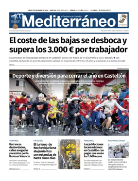 Cover of El Periodico Mediterraneo