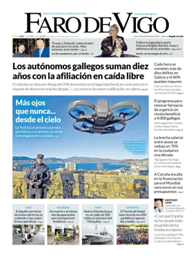 Cover of Faro de Vigo