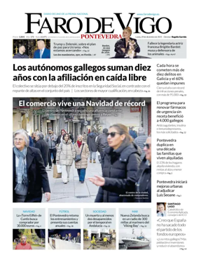 Cover of Faro de Vigo (Pontevedra)