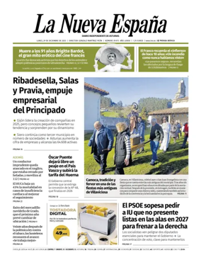 Cover of La Nueva Espana (Oriente)