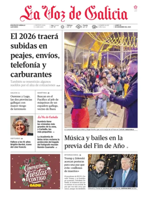 Cover of La Voz de Galicia (Carballo)