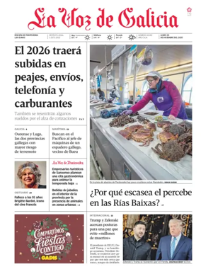 Cover of La Voz de Galicia (Deza)