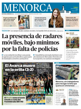 Cover of Menorca Diario Insular