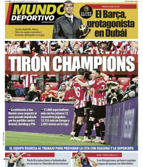 Cover of Mundo Deportivo (Bizkaia-Araba)