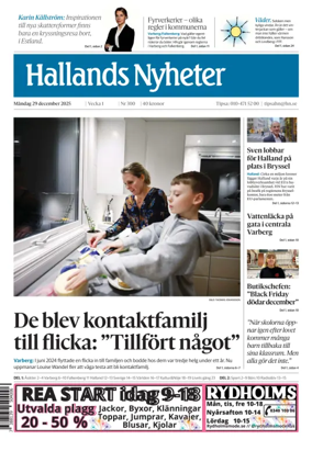 Cover of Hallands Nyheter