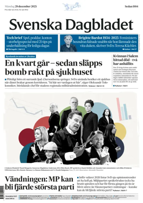 Cover of Svenska Dagbladet
