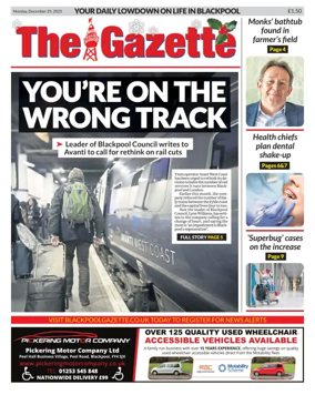Cover of Blackpool Gazette