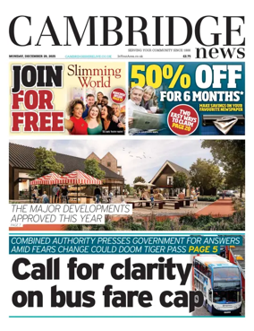 Cover of Cambridge News