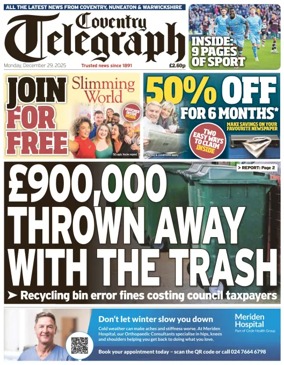 Cover of Coventry Telegraph