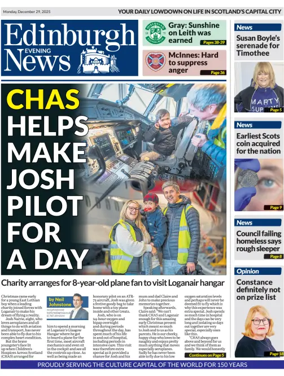 Cover of Edinburgh Evening News