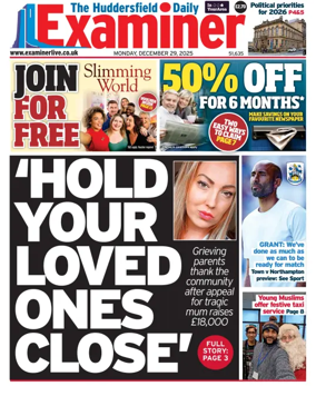 Cover of Huddersfield Daily Examiner