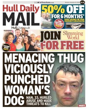 Cover of Hull Daily Mail
