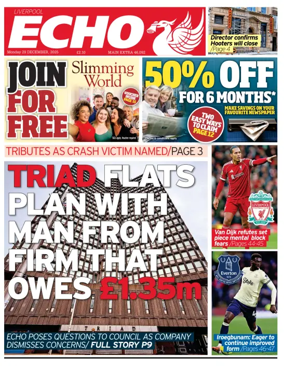 Cover of Liverpool Echo