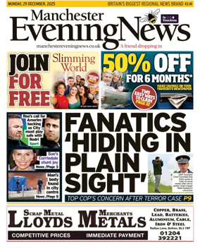 Cover of Manchester Evening News