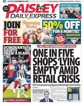 Cover of Paisley Daily Express