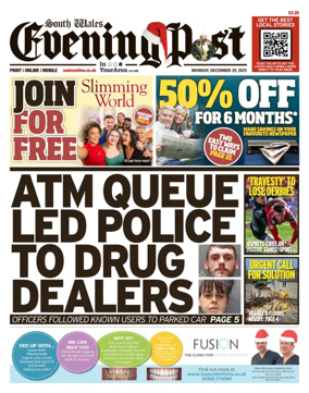 Cover of South Wales Evening Post