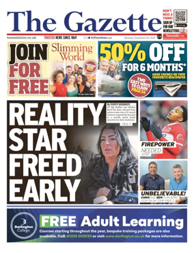 Cover of Teesside Evening Gazette