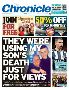 Cover of The Chronicle (South Tyneside and Durham)