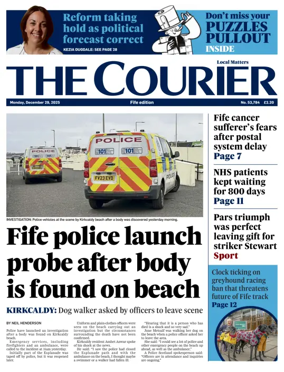 Cover of The Courier & Advertiser (Fife Edition)