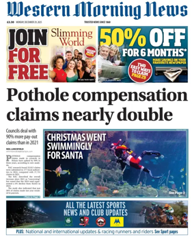 Cover of Western Morning News