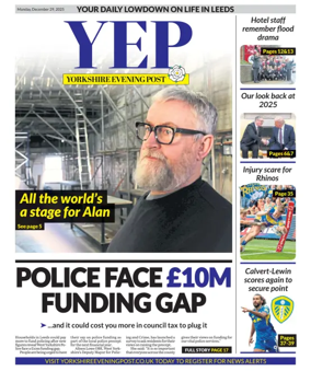Cover of Yorkshire Evening Post