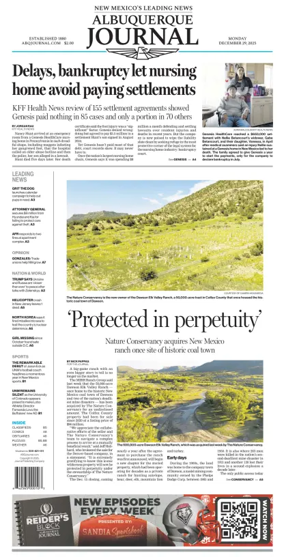 Cover of Albuquerque Journal