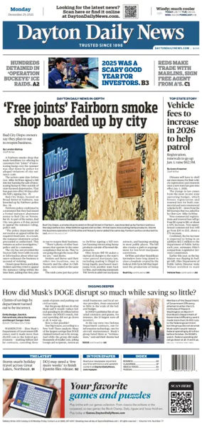 Cover of Dayton Daily News