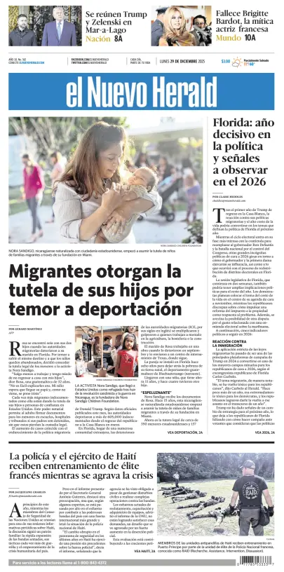 Cover of El Nuevo Herald