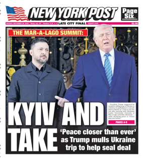 Cover of New York Post