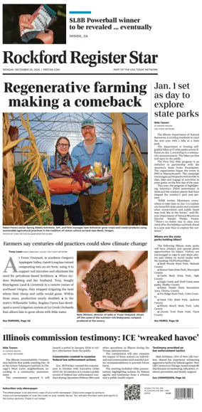 Cover of Rockford Register Star