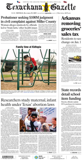 Cover of Texarkana Gazette