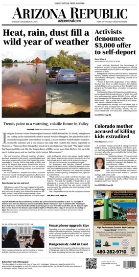 Cover of The Arizona Republic