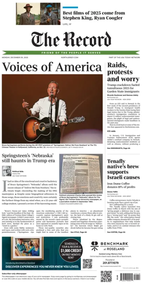 Cover of The Bergen Record