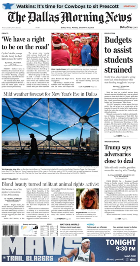 Cover of The Dallas Morning News