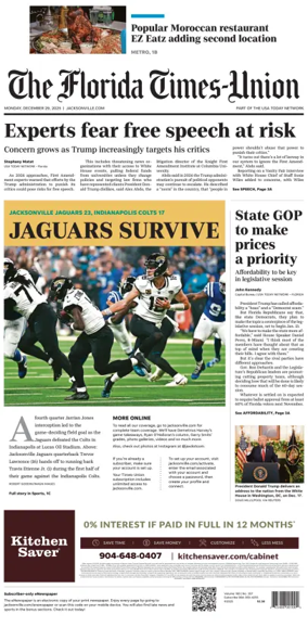 Cover of The Florida Times-Union