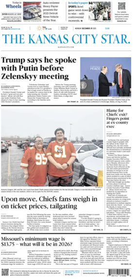 Cover of The Kansas City Star