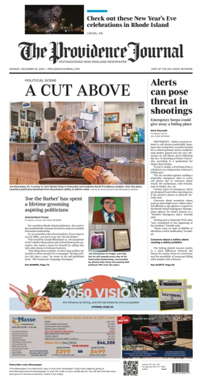 Cover of The Providence Journal