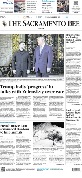 Cover of The Sacramento Bee