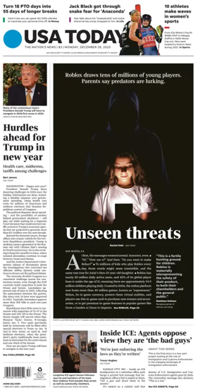 Cover of USA TODAY US Edition