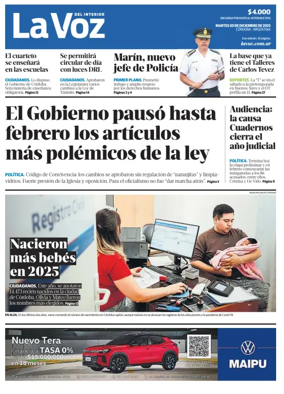 Cover of La Voz del Interior