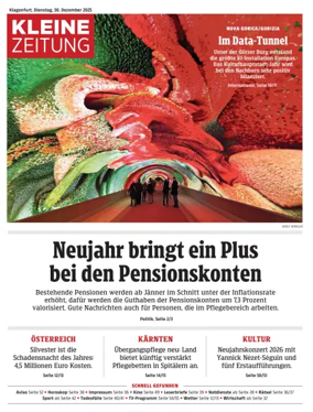 Cover of Kleine Zeitung Kaernten