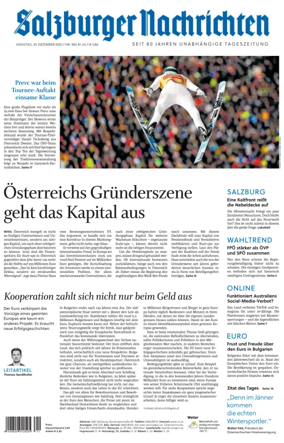 Cover of Salzburger Nachrichten